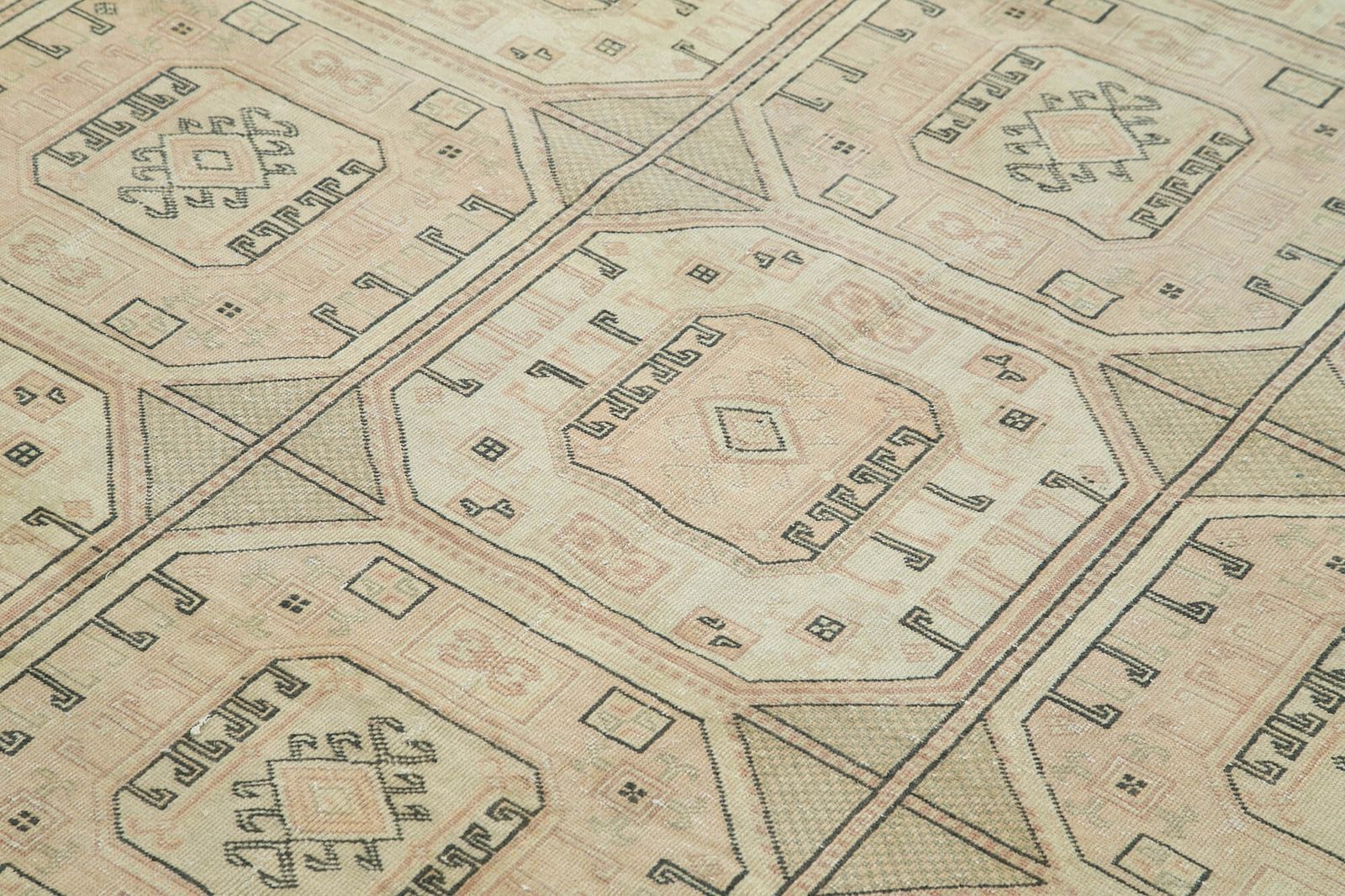 Antique Turkish Distressed One Of A Kind Unique Kayseri Rug photo 1300.0