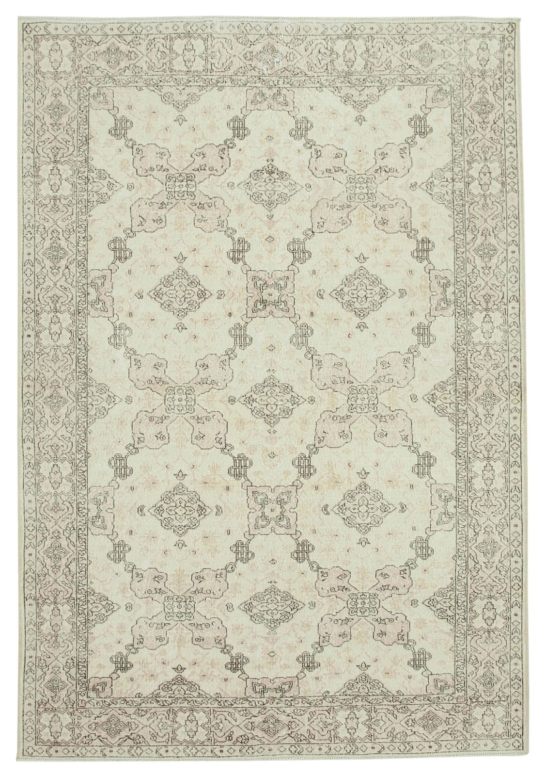 Antique Turkish Distressed One Of A Kind Unique Kayseri Rug