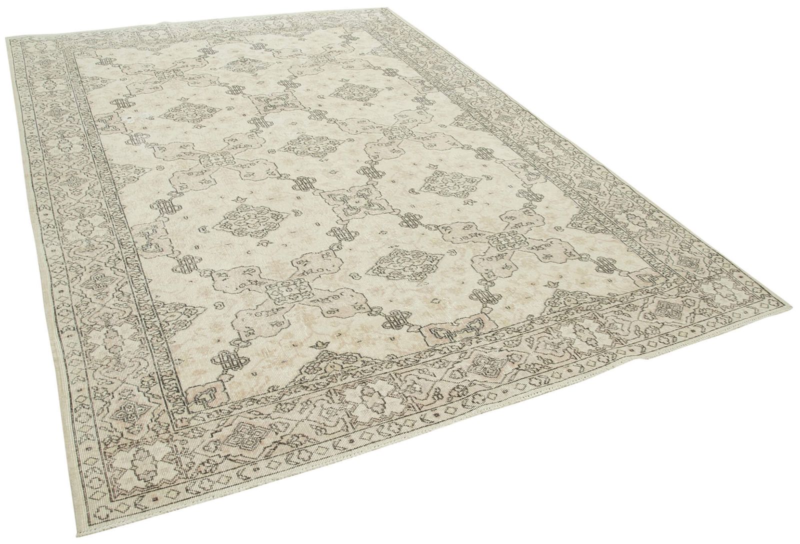 Antique Turkish Distressed One Of A Kind Unique Kayseri Rug photo for sale
