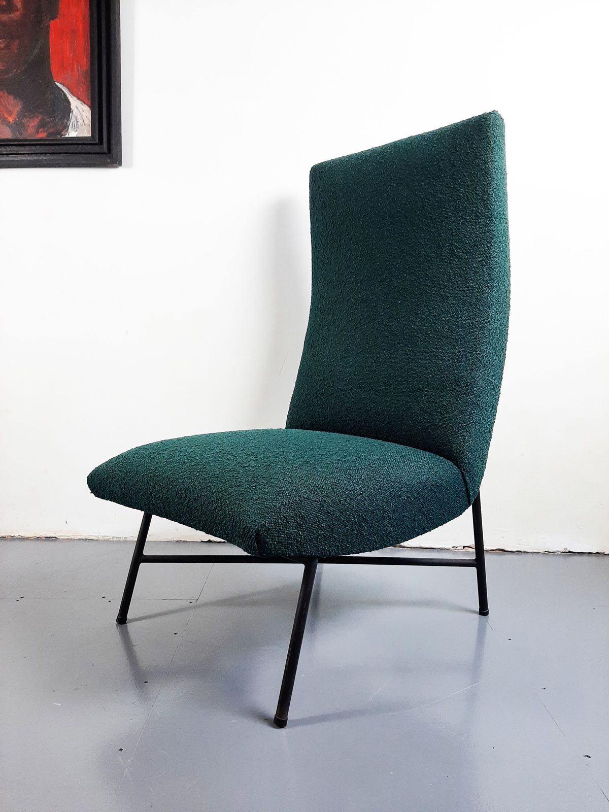 Occasional Chair By French Designer, Genevieve Dangles, 1950s photo furniture