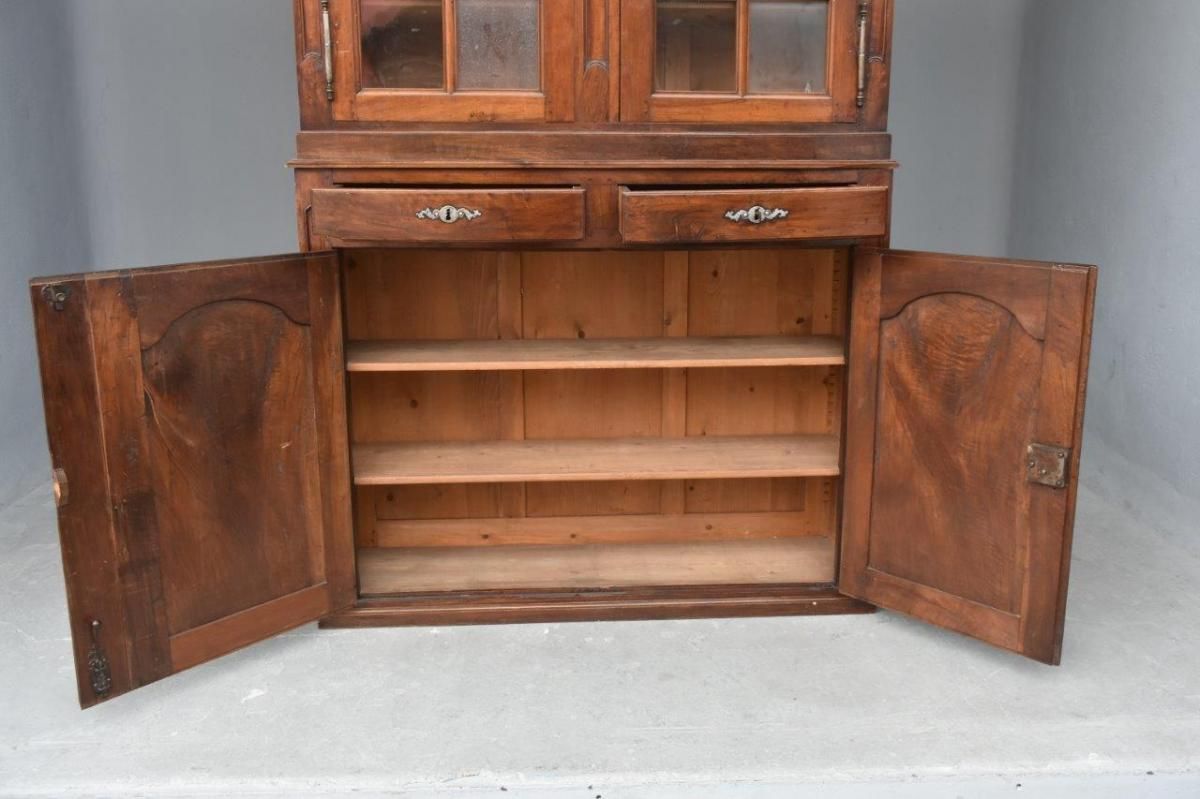 Two Body Louis XV Gendarme Hat In Walnut Xviiith Century photo Furniture