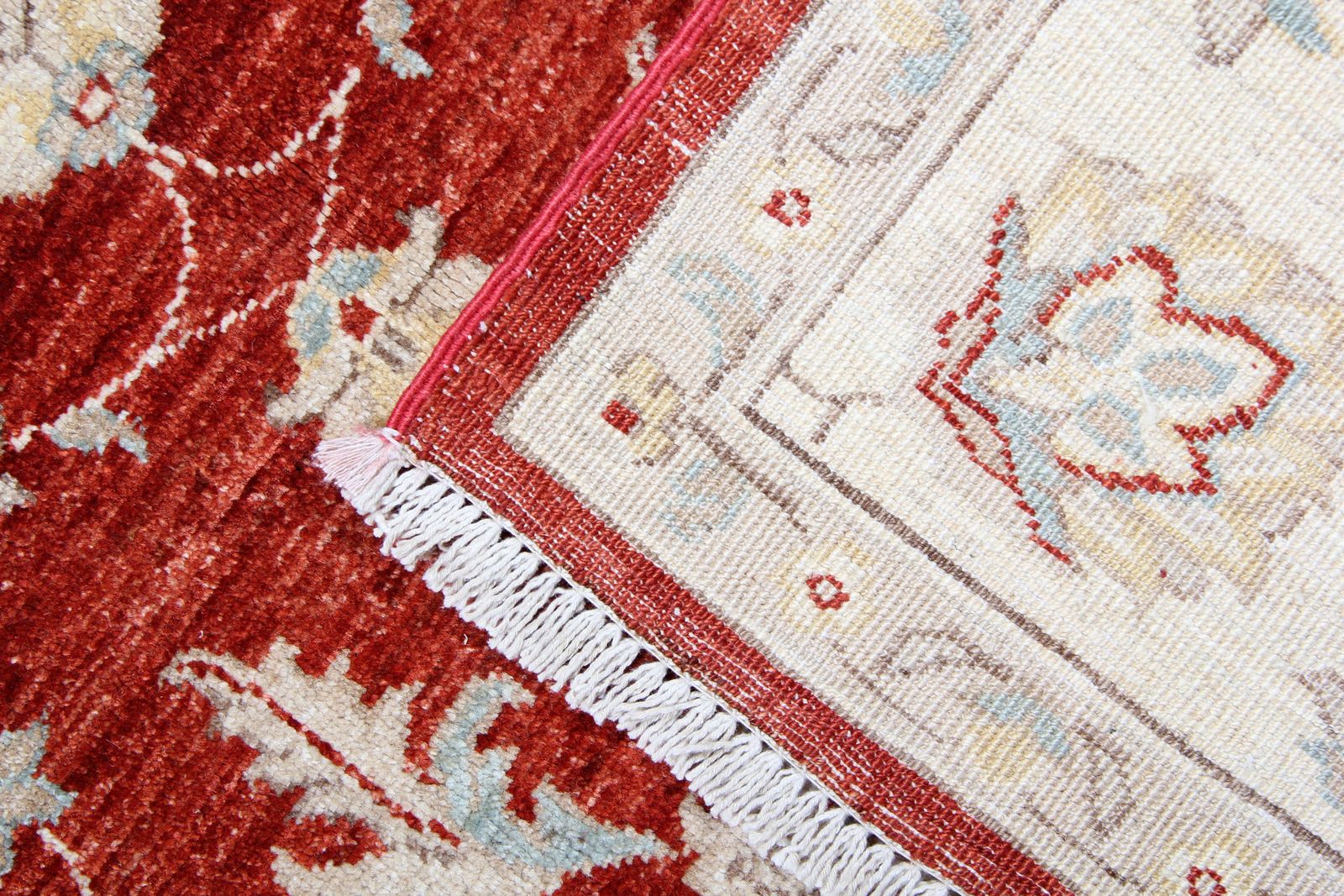 Vintage Wool Ziegler Sultanabad Rug, Medium Handwoven Orietnal Carpet 196 X 290 Cm photo vinterior