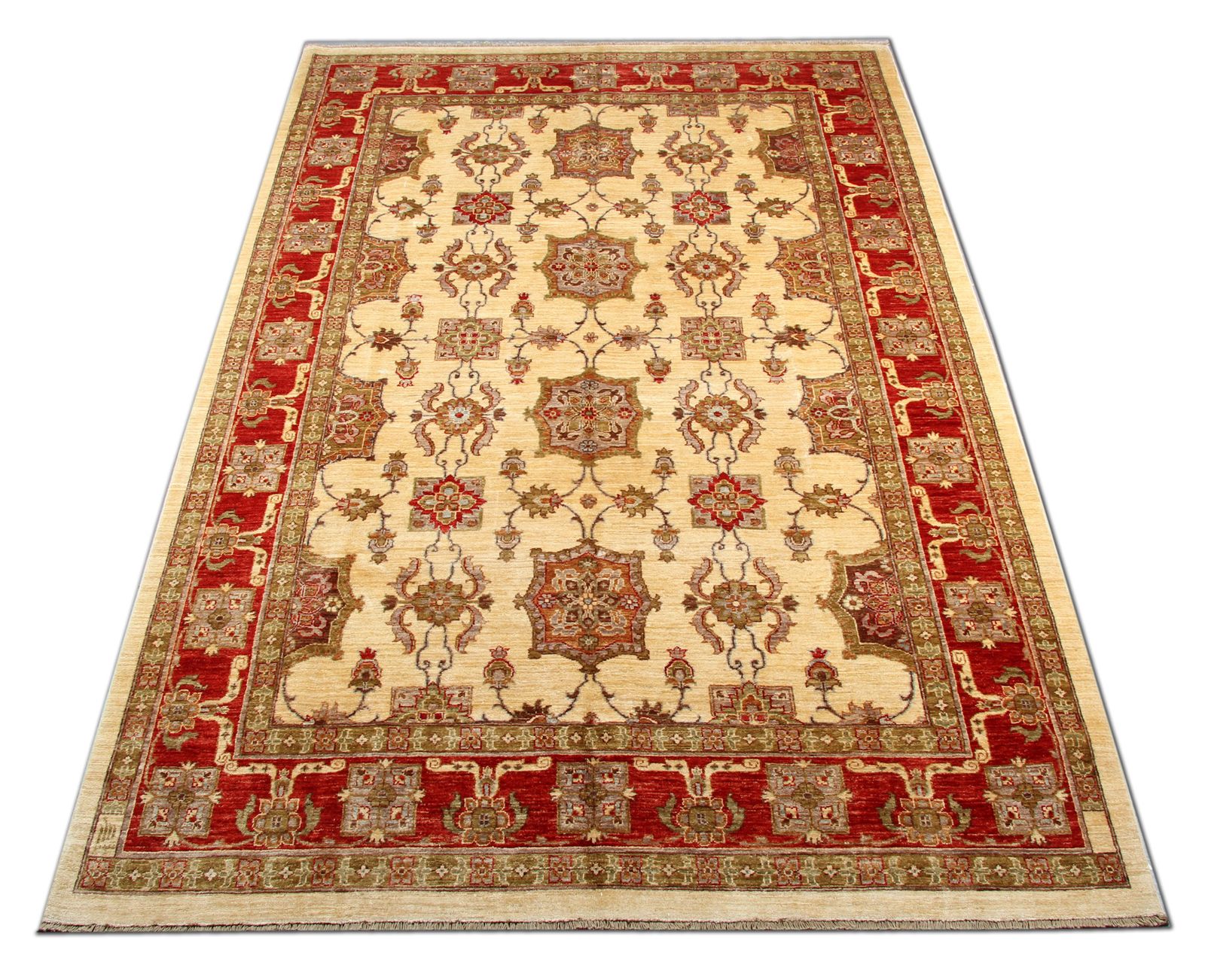 Hand Made Wool Ziegler Sultanabad Rug, Oriental Carpet 200 X 292 Cm photo furniture
