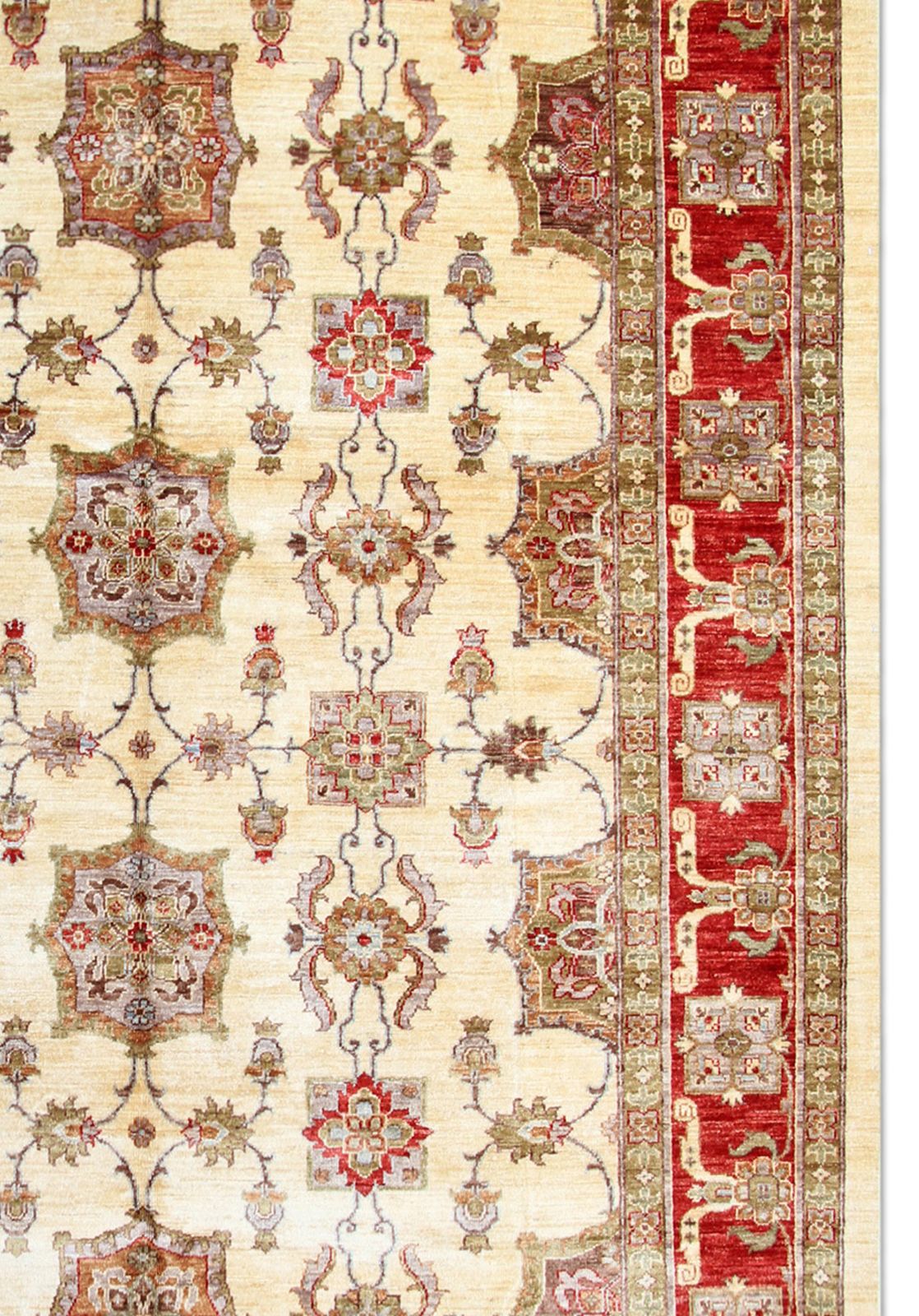 Hand Made Wool Ziegler Sultanabad Rug, Oriental Carpet 200 X 292 Cm photo 2580.0