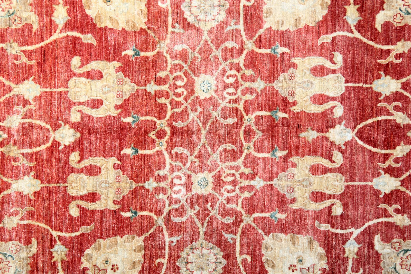 Handwoven Oriental Red Wool Rug, Ziegler Sultanabad Carpet 200 X 310 Cm photo Textiles