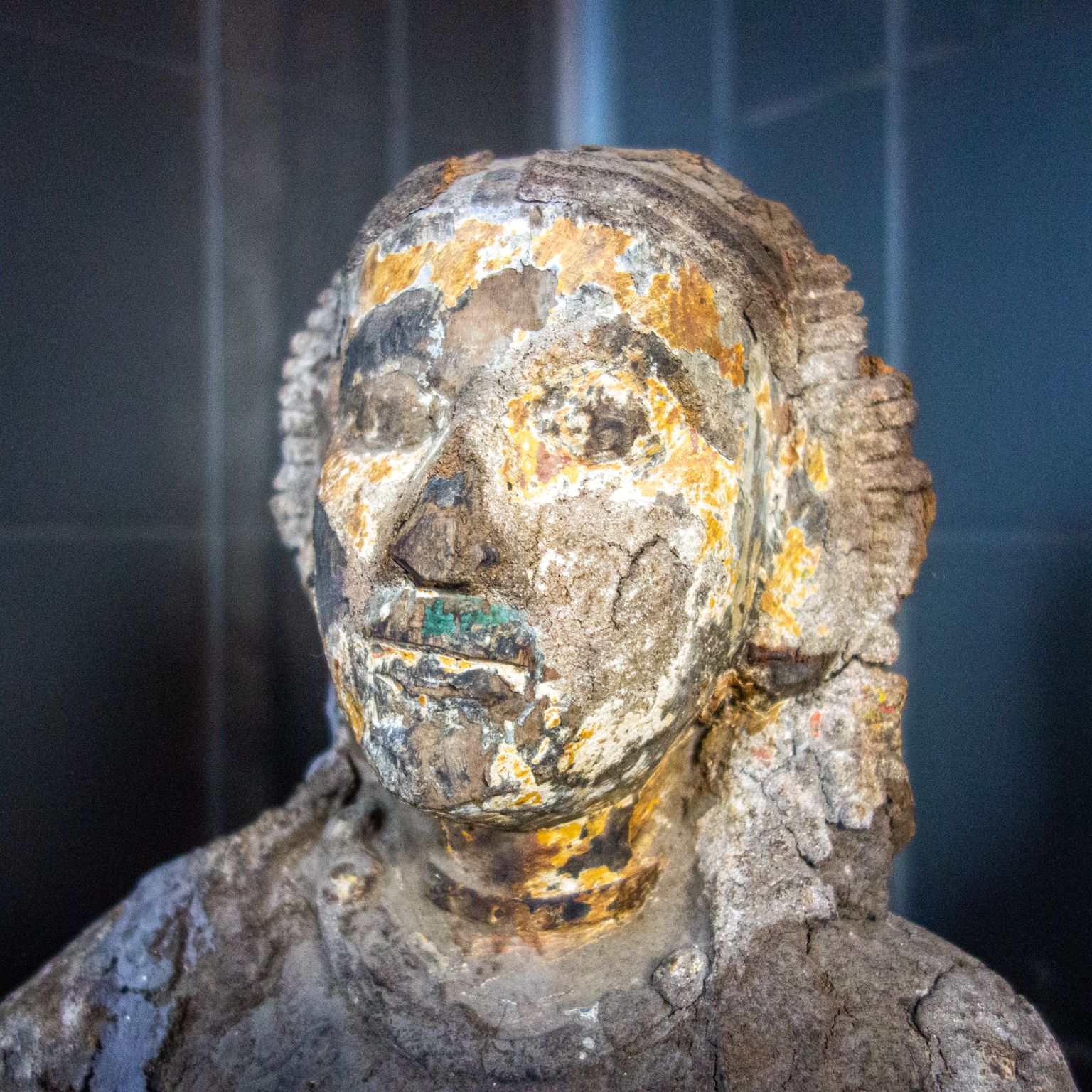 Wabi Sabi Weathered Wooden Sculpture Woman Patina photo Art