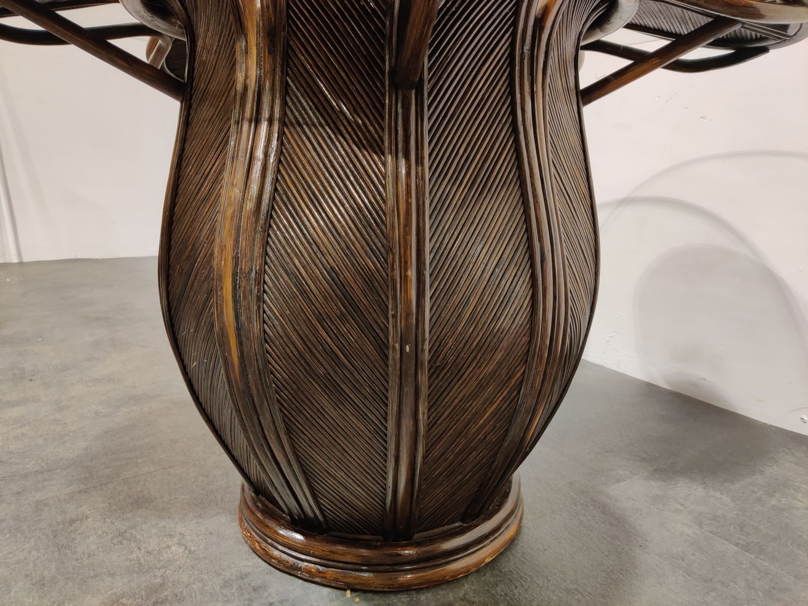 Vingtage Bamboo Dining Table, 1970s photo 824.0