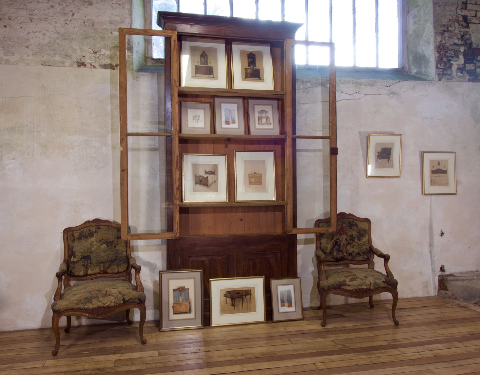 Twelve 20th Century Watercolour Paintings   Featuring W.&J. Sloane Furniture photo 4200.0
