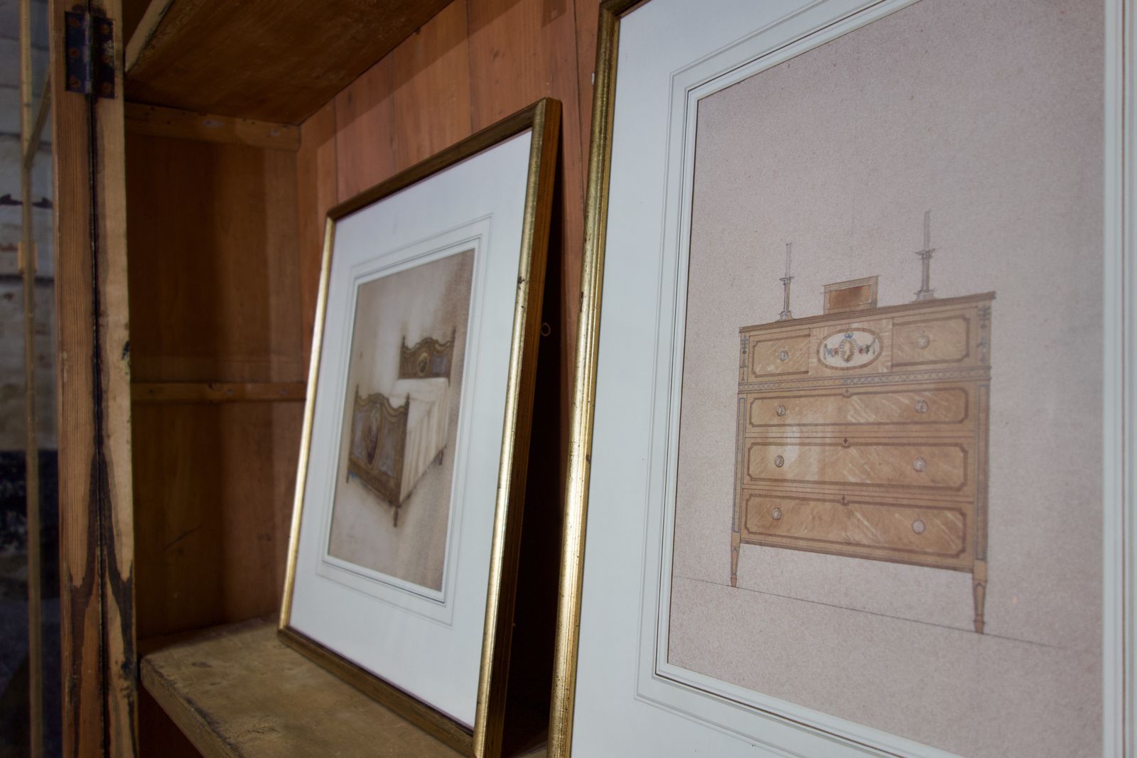 photo buy Twelve 20th Century Watercolour Paintings   Featuring W.&J. Sloane Furniture