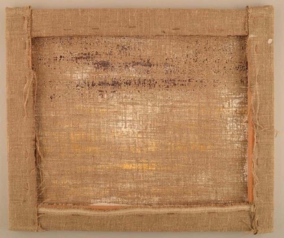 Ivy Lysdal, Acrylic On Canvas, Abstract Modernist Painting, Dated 1997 photo Art