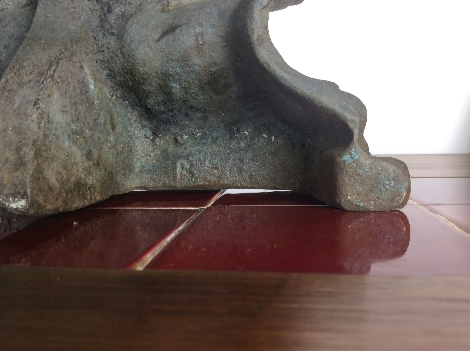 Brass Victorian Lion Rampant Door Stop photo 183.0