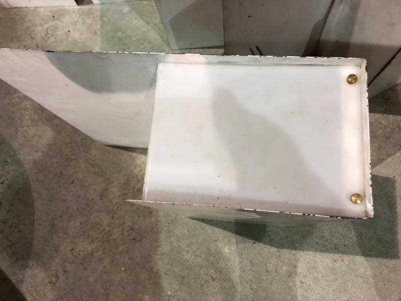 Series Of 10 1950/60 Wall Lights In White Lacquered Metal. photo 1351.6