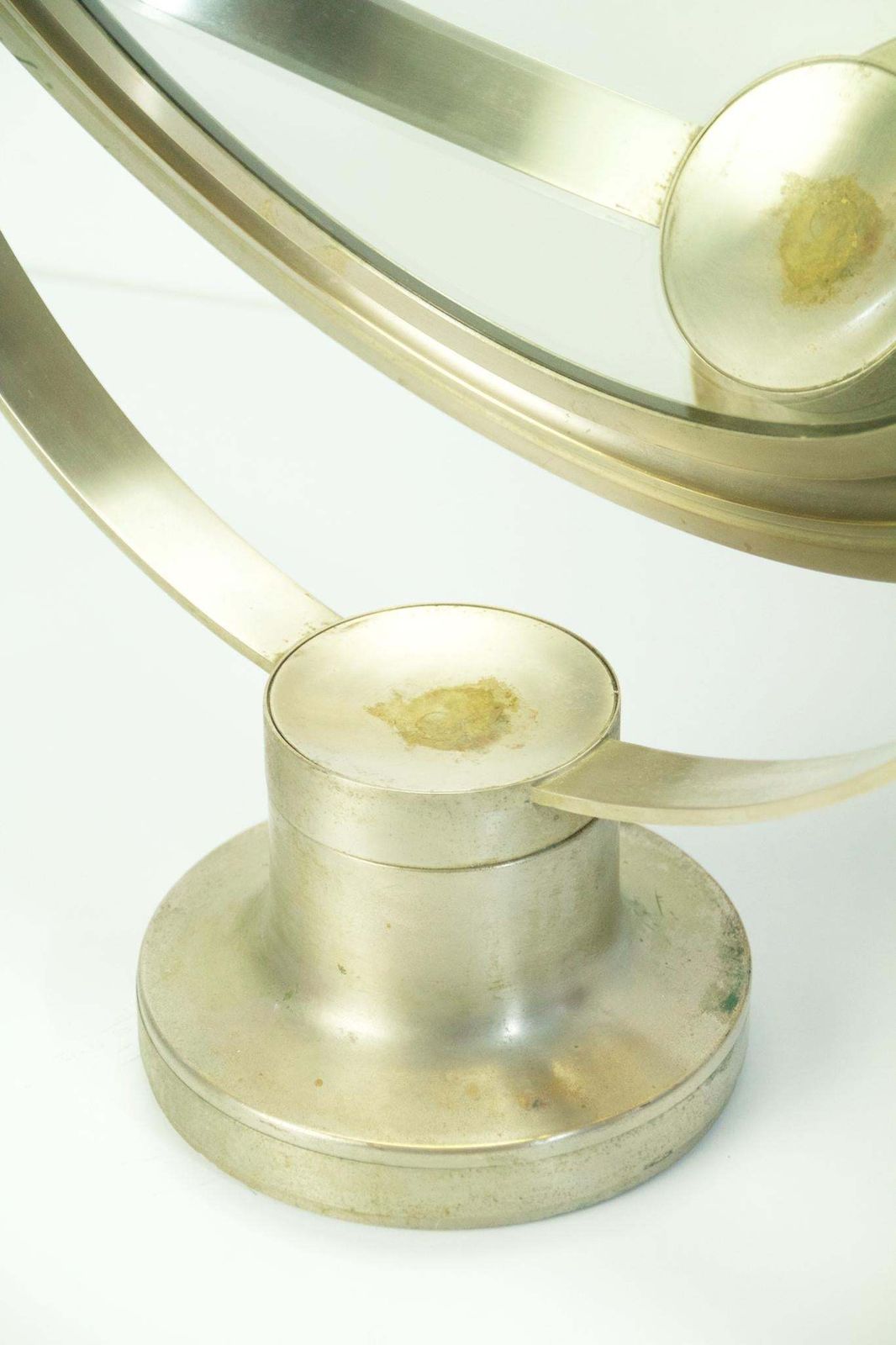 Midcentury Sergio Mazza Table Mirror "Narciso" For Artemide, Italy photo vinterior