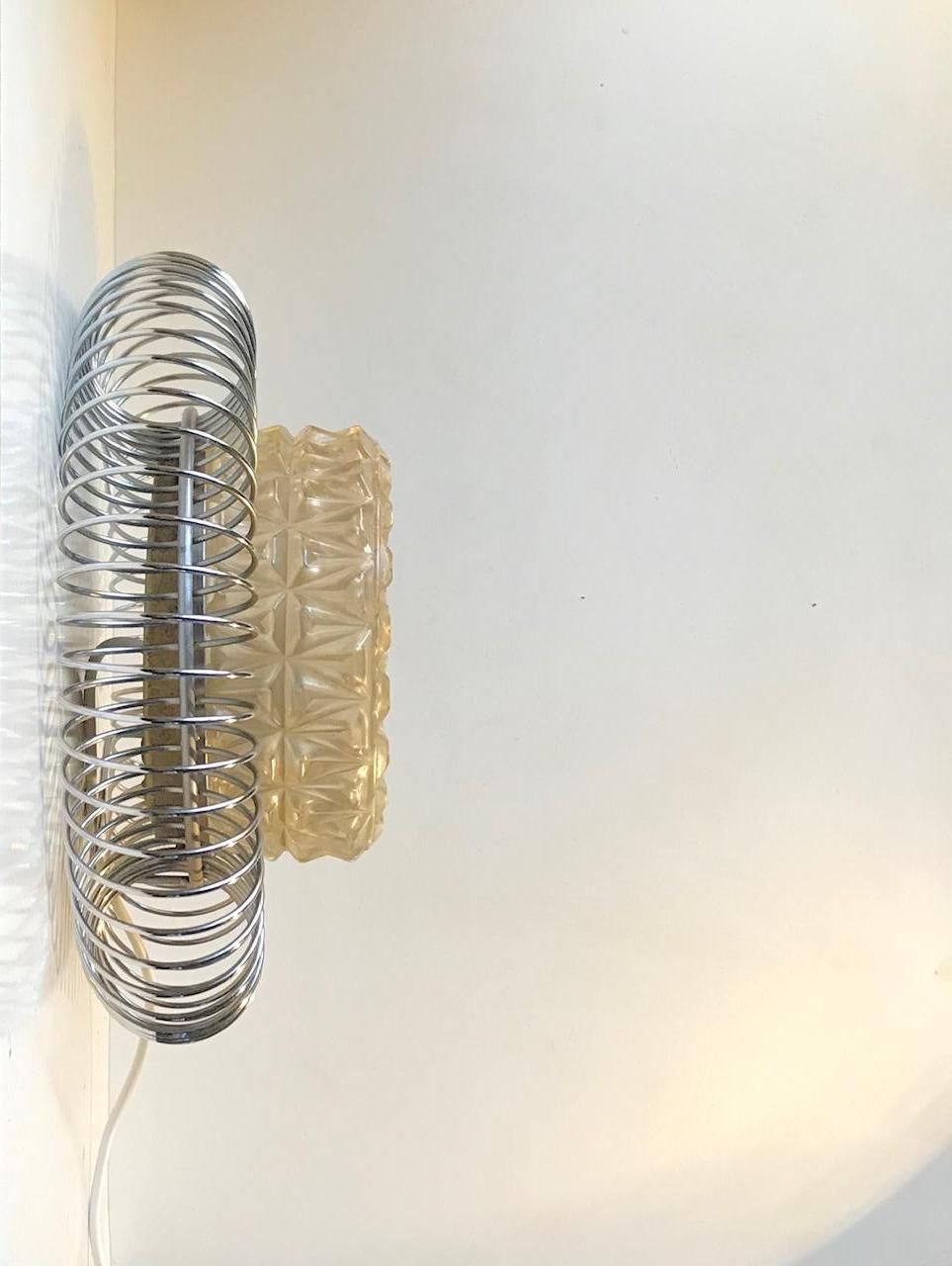 Sculptural Scandinavian Wall Sconce, 1970s photo furniture