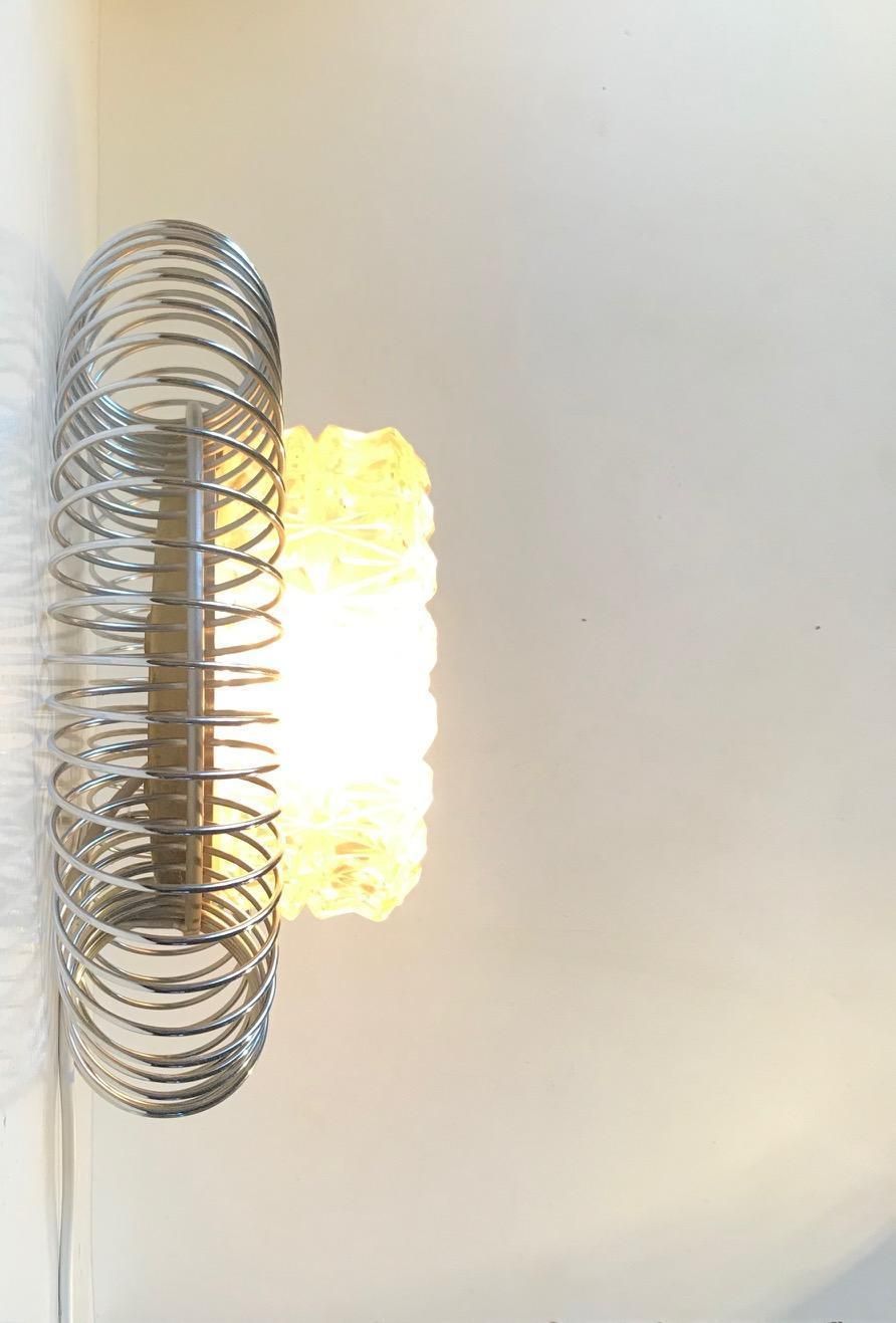 Sculptural Scandinavian Wall Sconce, 1970s photo 588.0