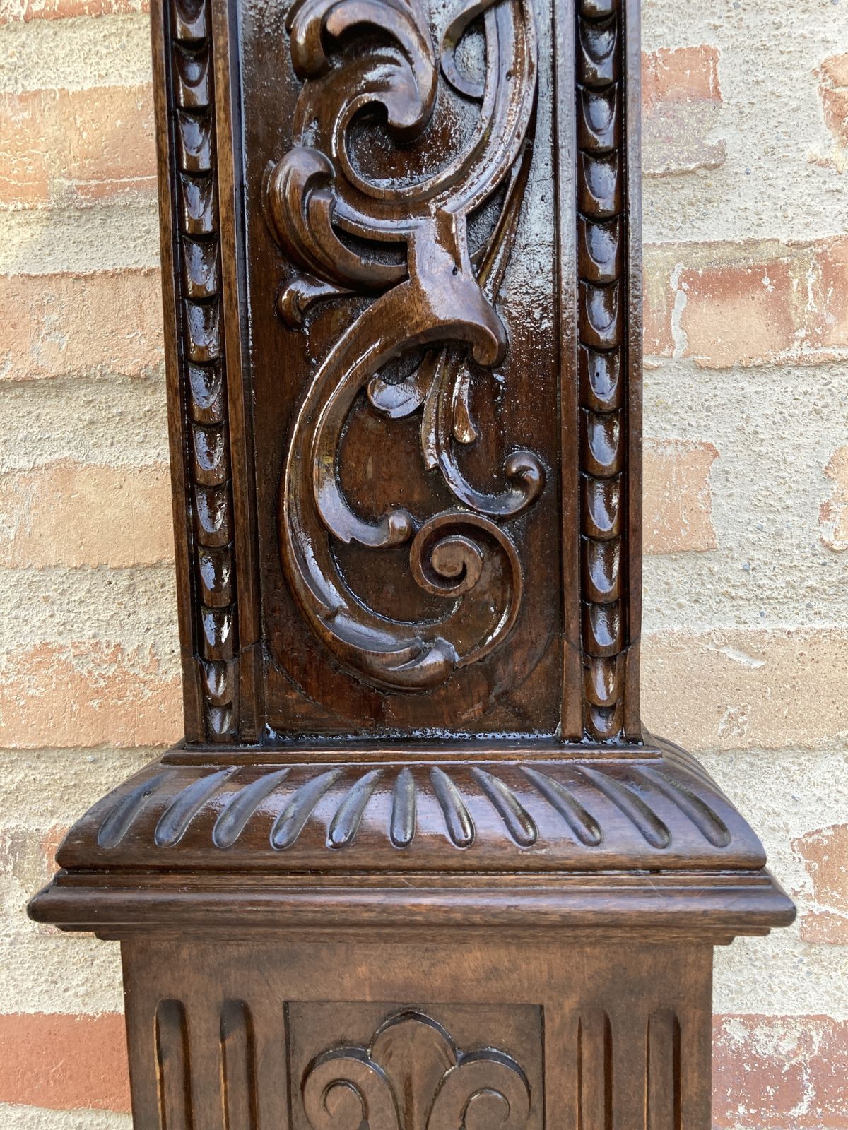 photo furniture Pair Of Carved Oak Panels