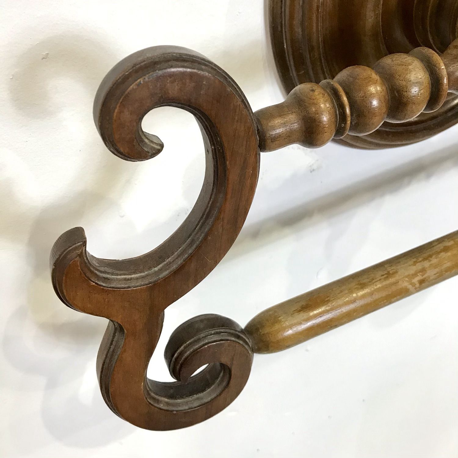 C1900 Century French "Ciel De Lit" Towel Rail photo buy