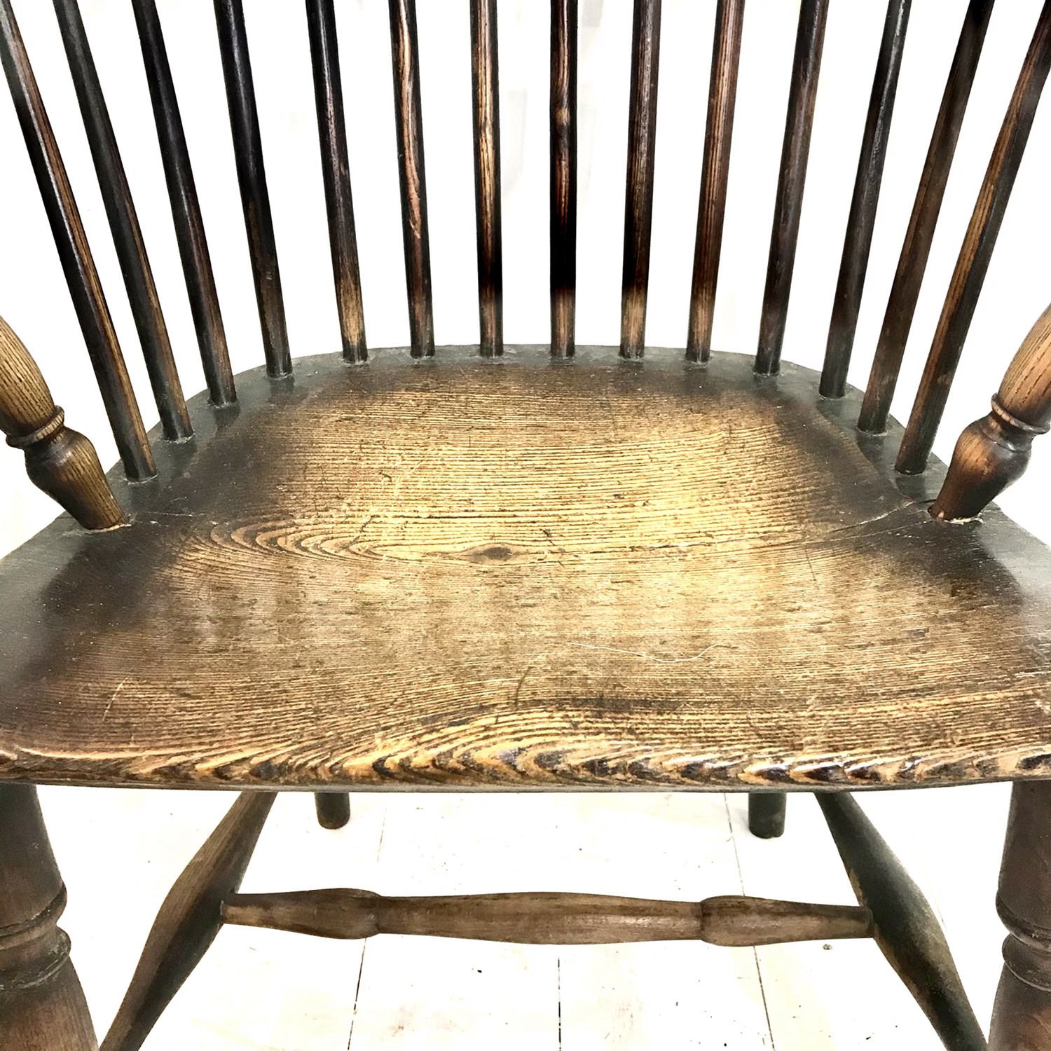 West Country Elm And Ash Hoop Back Armchair C1800 1820 photo furniture