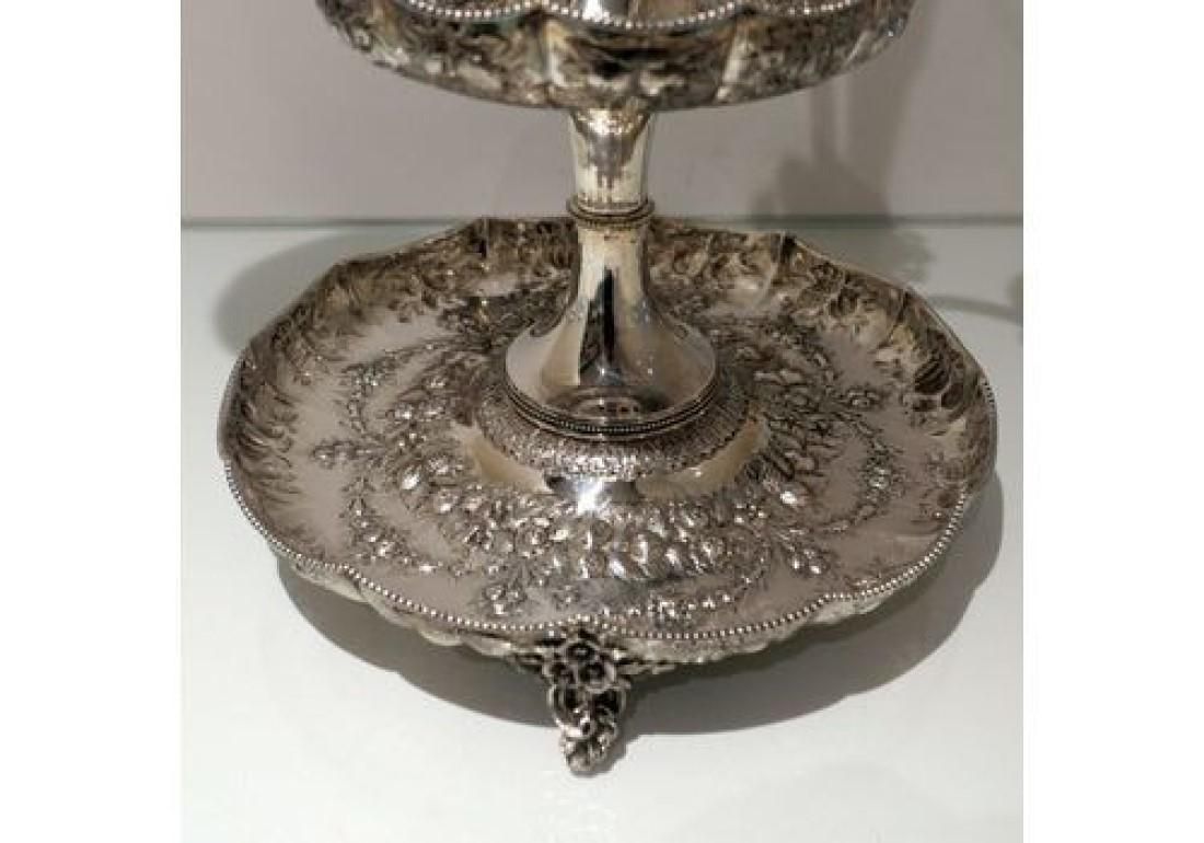 photo for sale 19th Century Antique Victorian Sterling Silver Large Centrepiece Sheffield 1875 John Frederick Fenton & Frank Fenton