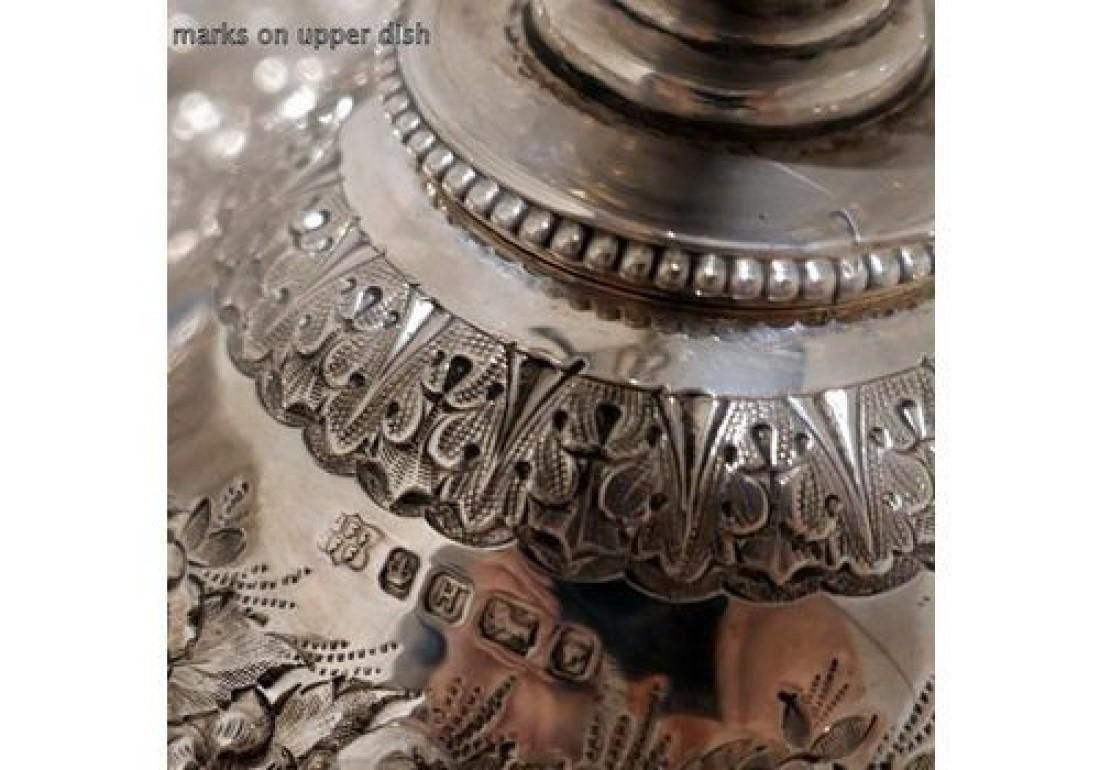 photo buy 19th Century Antique Victorian Sterling Silver Large Centrepiece Sheffield 1875 John Frederick Fenton & Frank Fenton