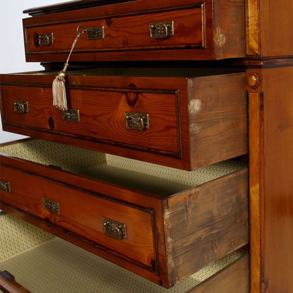 Late 19th Century Neoclassic Country Commode Chest Of Drawers photo vinterior