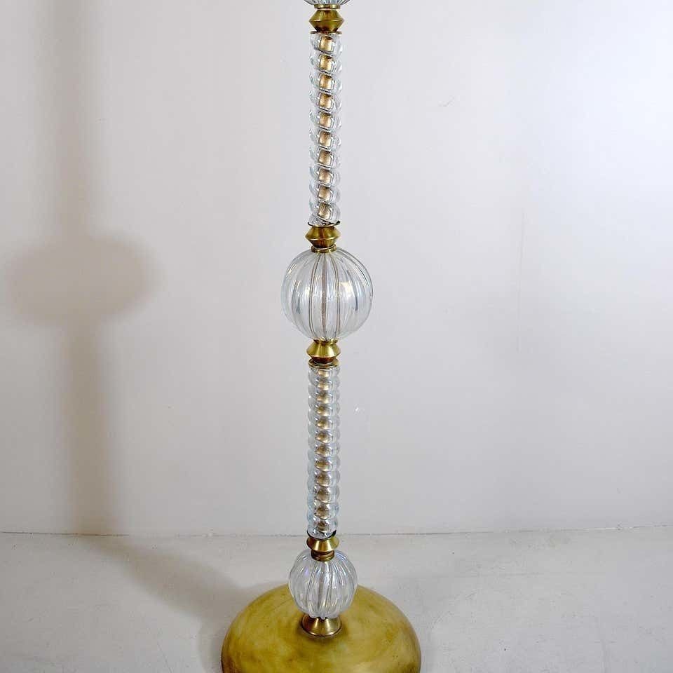 Italian Midcentury Floor Lamp By Barovier & Toso photo for sale