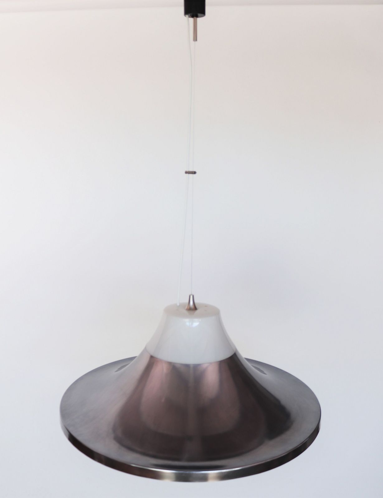 Italian Midcentury Plexiglass Pendant Lamp, 1960s photo for sale