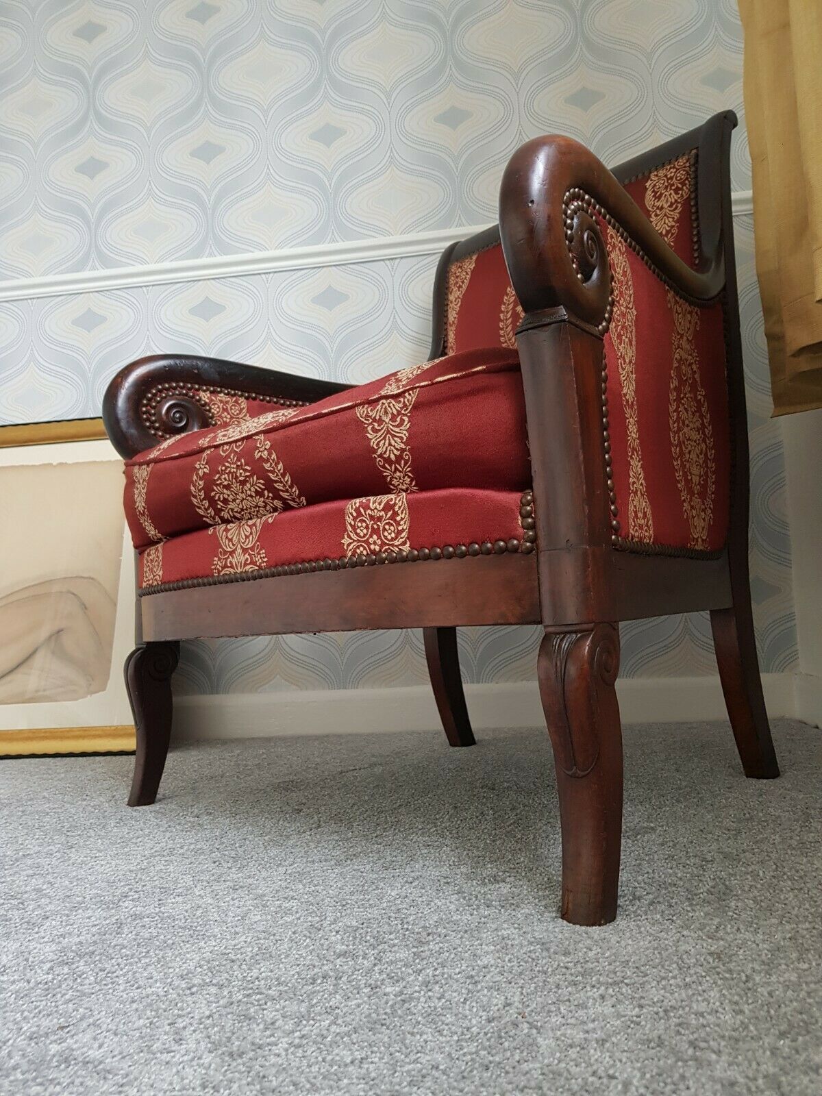 A Superb Antique Empire Regency French Armchair Country House photo Furniture