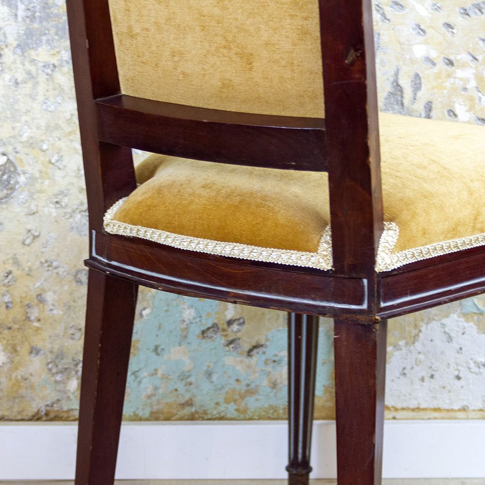 Furniture Pair Of Louis XVI Style Chairs, Spain, 1940s photo