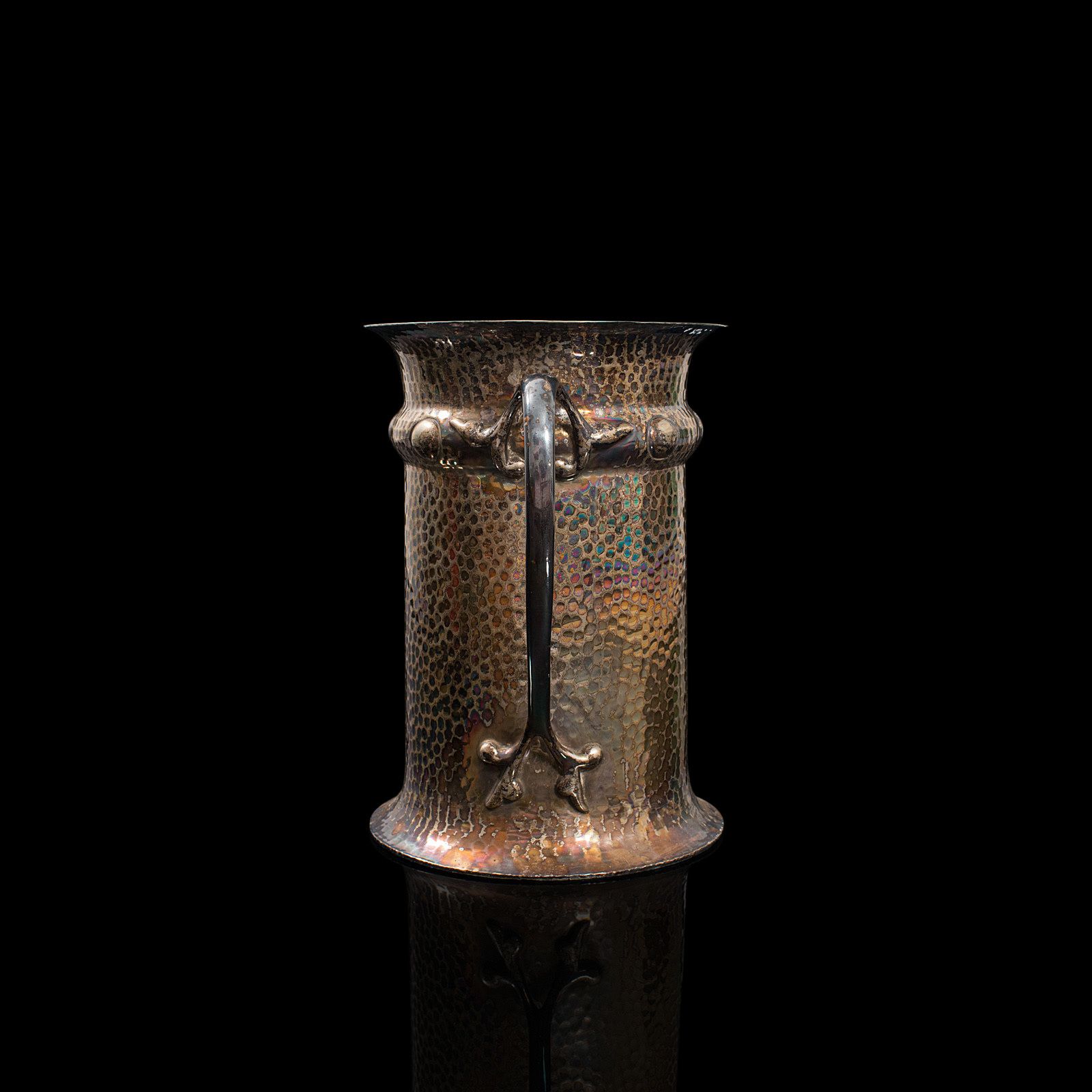 Antique Tankard, English, Silver Plate, Jug, Vase, Art Nouveau, Victorian, 1900 photo furniture