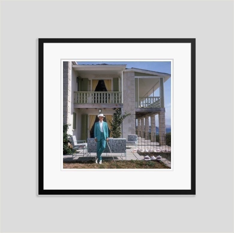 Slim Aarons 'Colin Tennant' 1973 C Type Print Framed In Black