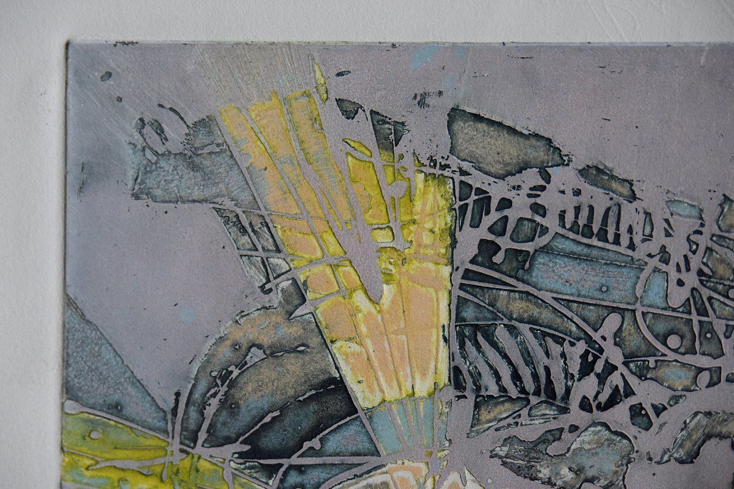 Lawrence Heyman, Fertilization Iiii From Atelier 17 Series, Etching On Arches Paper, 1960s photo Art