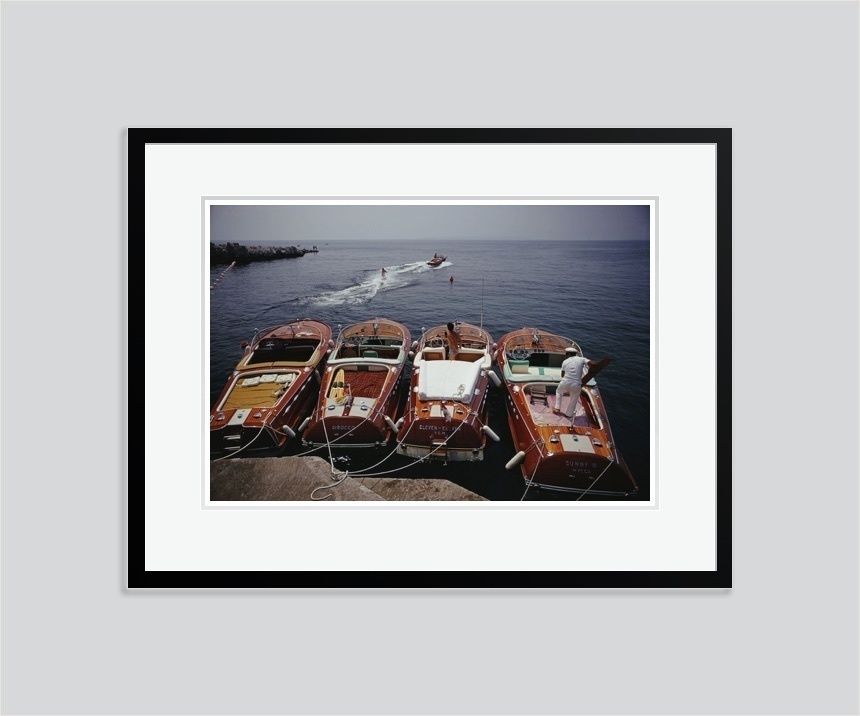 Slim Aarons 'Hotel Du Cap Eden Roc' 1969 C Type Print Framed In Black
