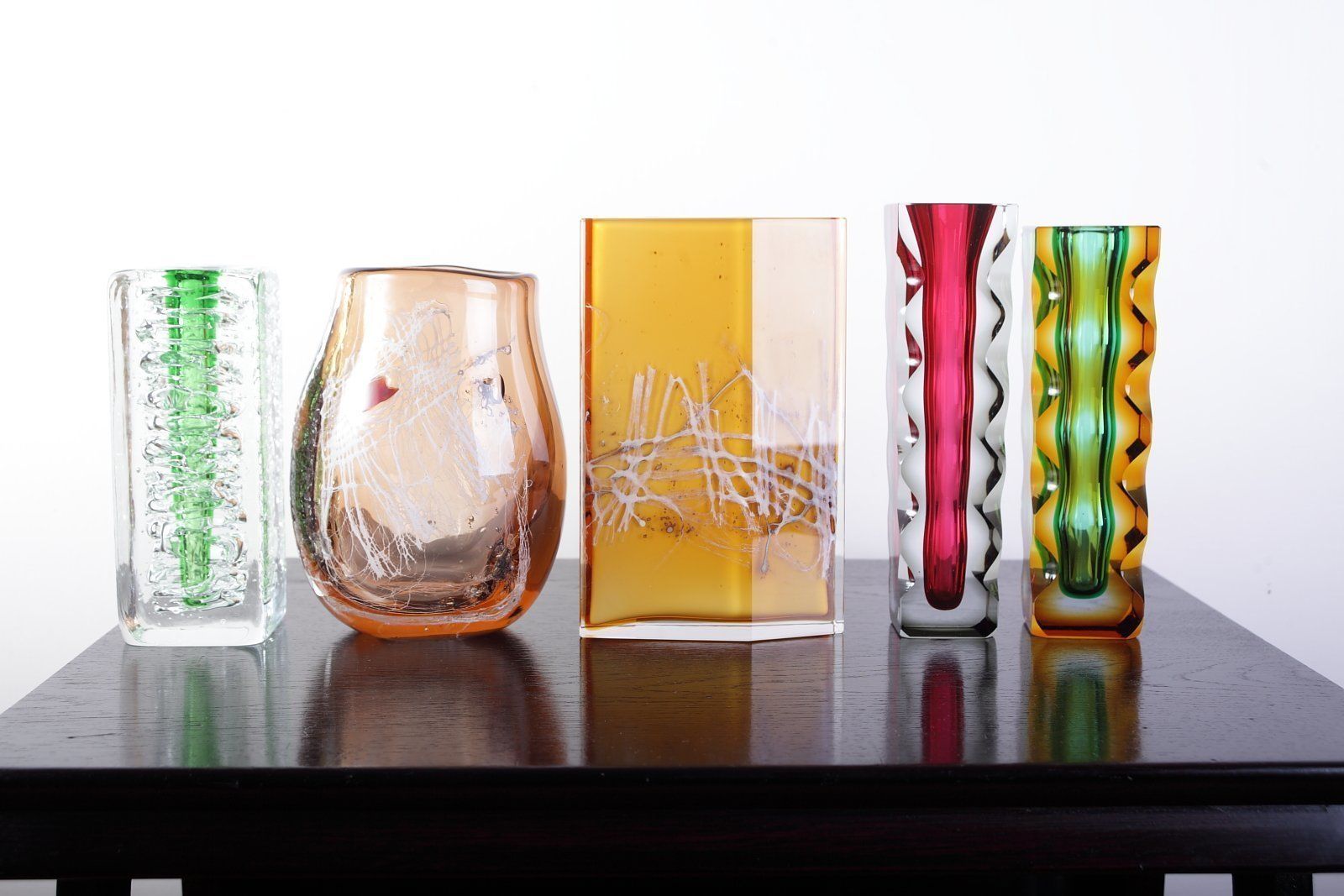 446.0 Glass Vase By František Vízner For Sklárny škrdlovice photo