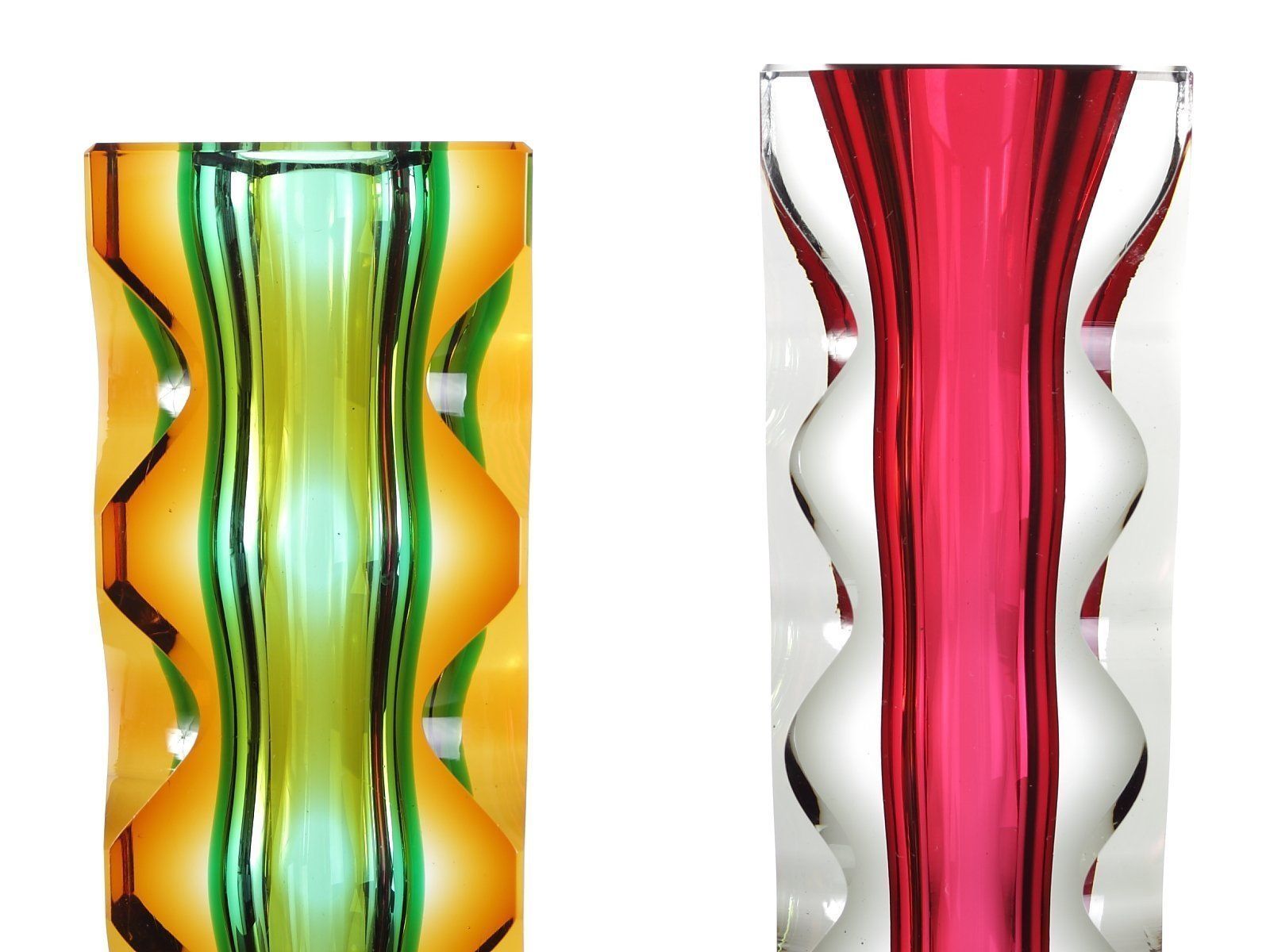 photo buy Mid Century Czech Bohemian Glass Exbor Vase By Oldrich Lipsky For Novy Bor