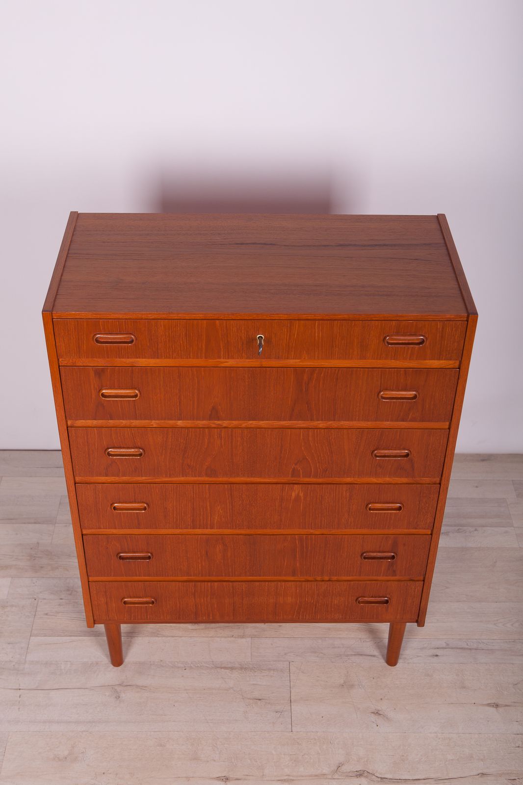Mid Century Danish Teak Dresser, 1960s photo vintage
