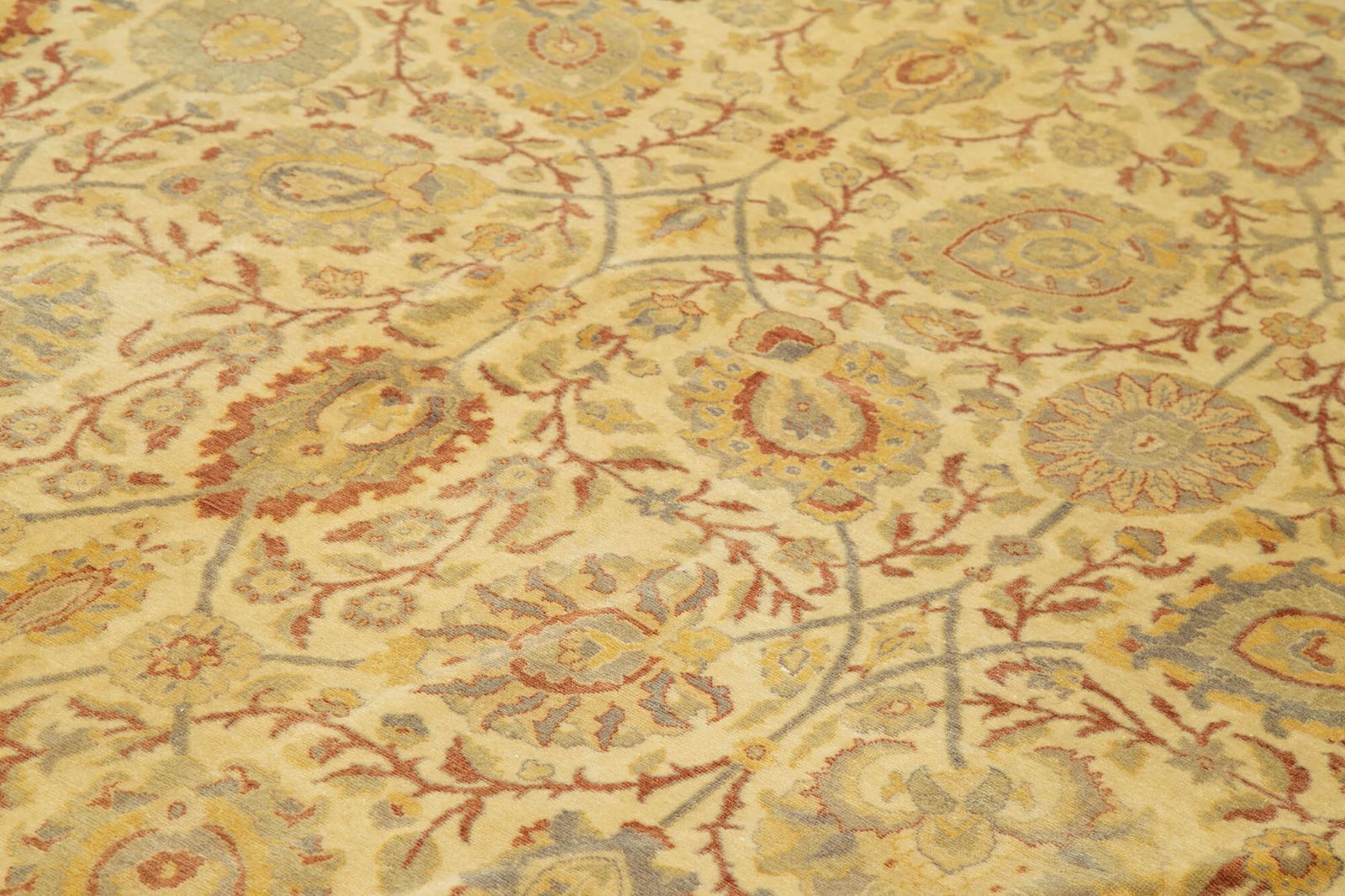 Antique Decorative Yellow Oushak Rug photo 2900.0