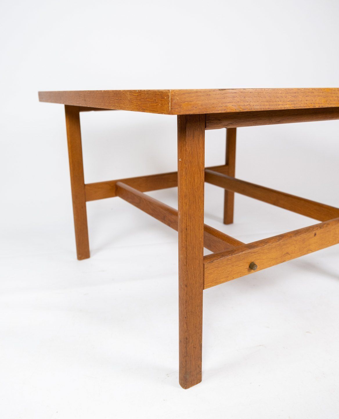 Coffee Table In Soap Treated Oak Designed By Hans J. Wegner From The 1960s. photo Furniture