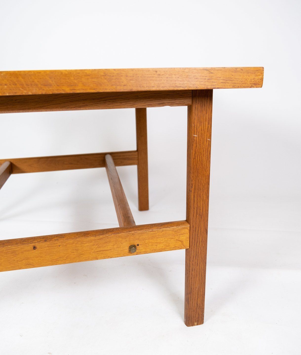 Coffee Table In Soap Treated Oak Designed By Hans J. Wegner From The 1960s. photo 1120.0
