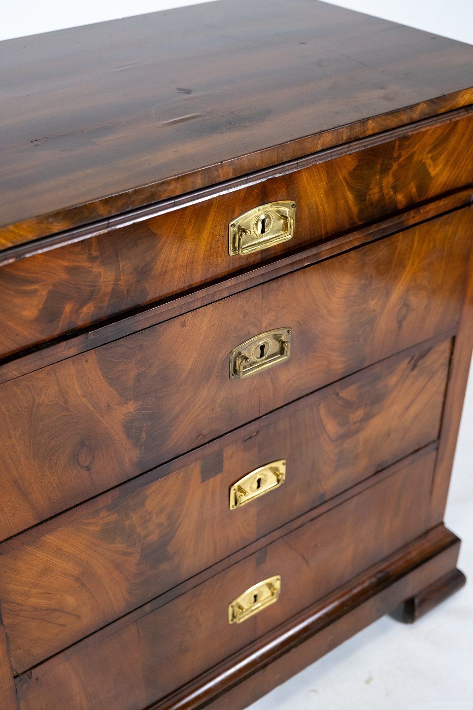 Late Empire Chest Of Drawers Of Mahogany  From The 1840s. photo furniture