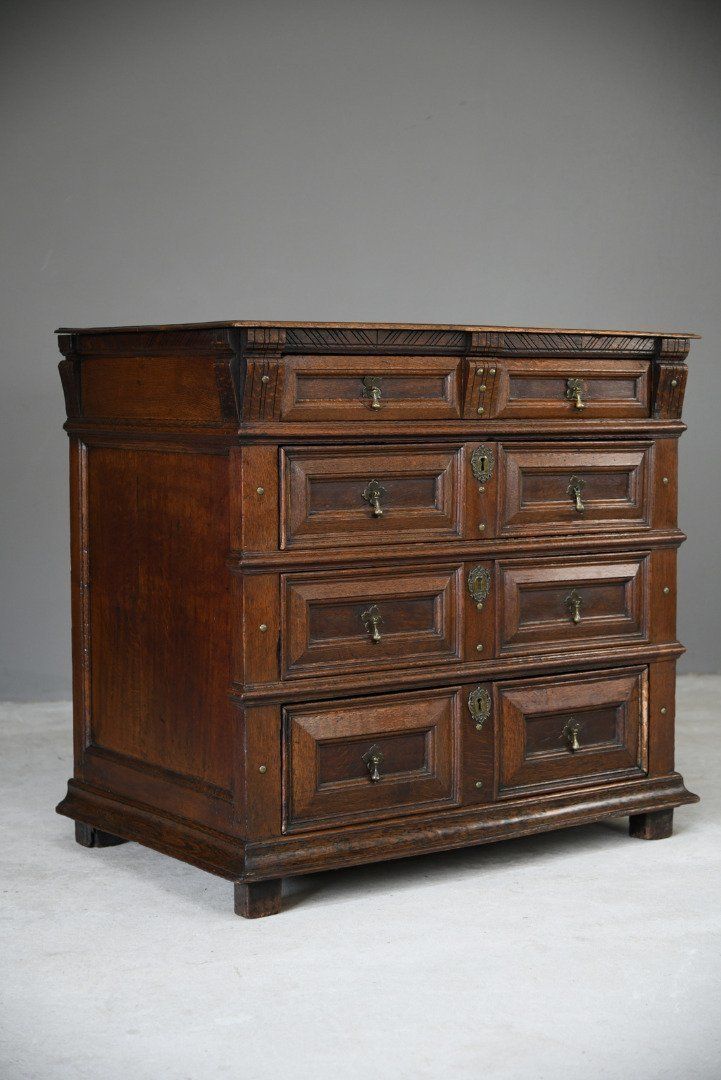 Late 17th Century Oak Chest Of Drawers