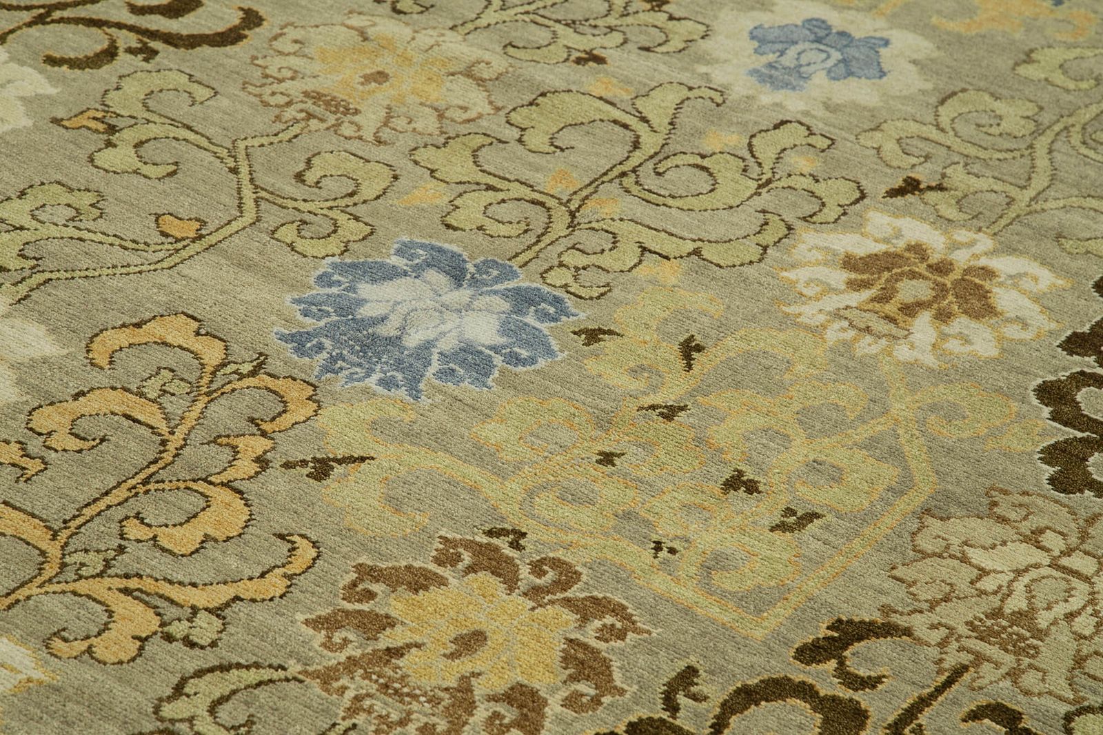 Antique Decorative Brown Oushak Rug photo 2300.0