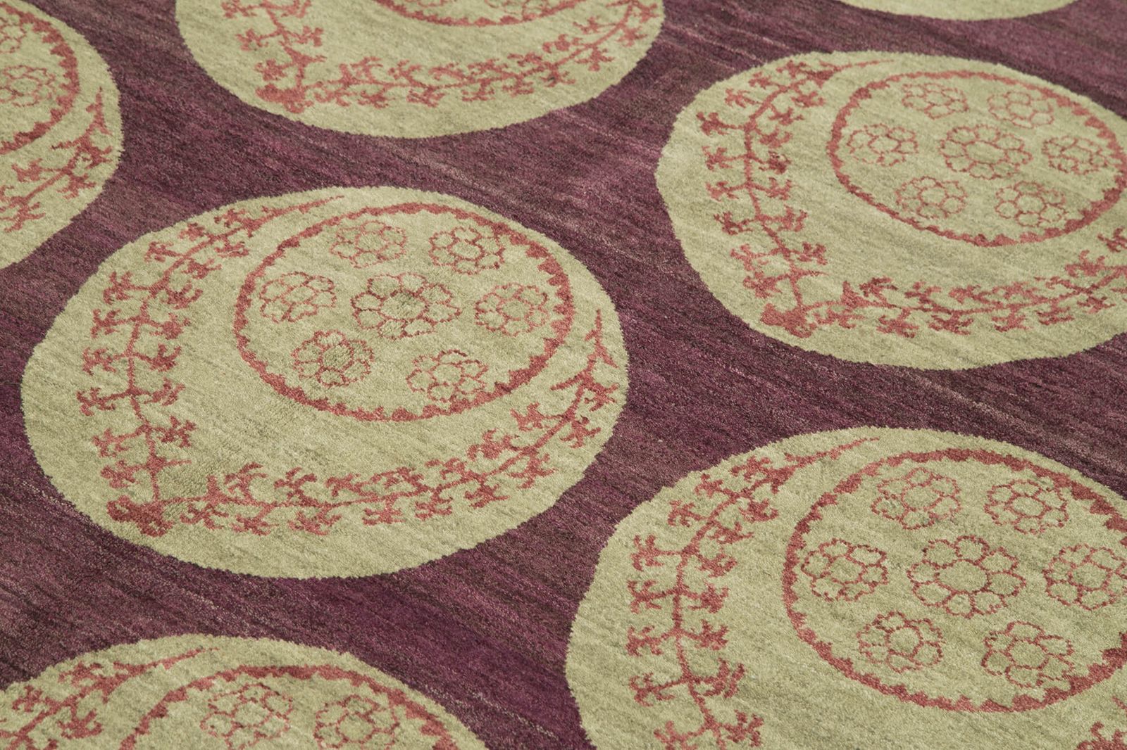 Antique Decorative Purple Oushak Rug photo 1400.0