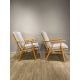 Pair Of Vintage Light Armchairs Tom, Czech 1960 photo vintage