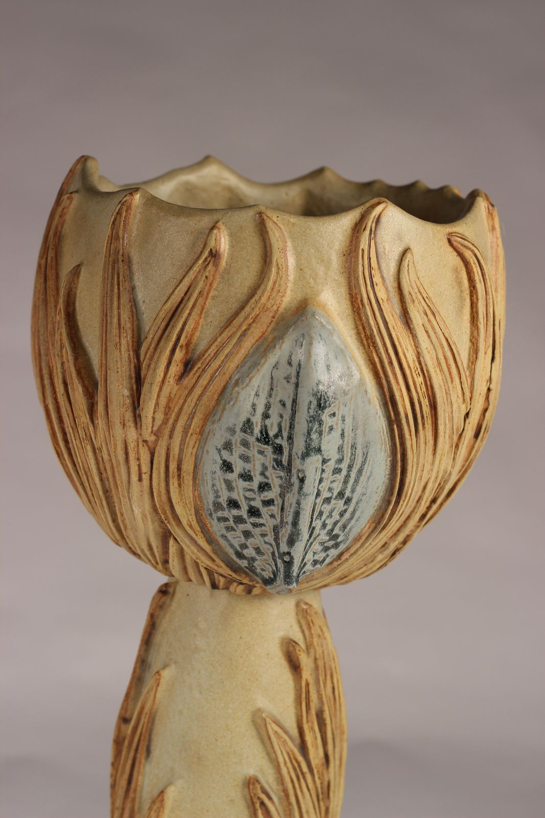 photo furniture Mid Century Modern Ceramic Jardinière By Bernard Rooke