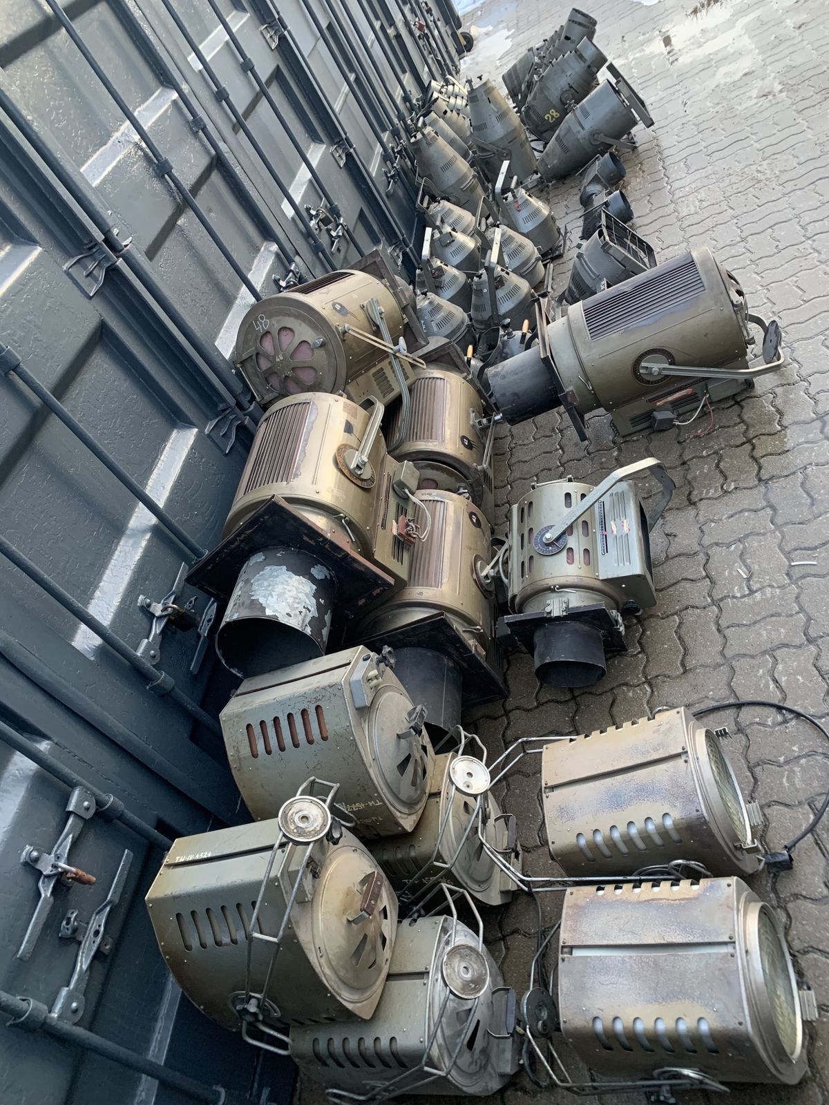 Zestaw 37 Teatr Vintage I Film Spotlights.