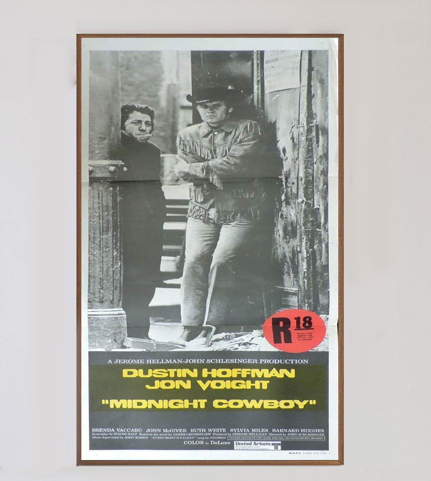 Midnight Cowboy (Daybill)   Original Vintage Poster photo furniture