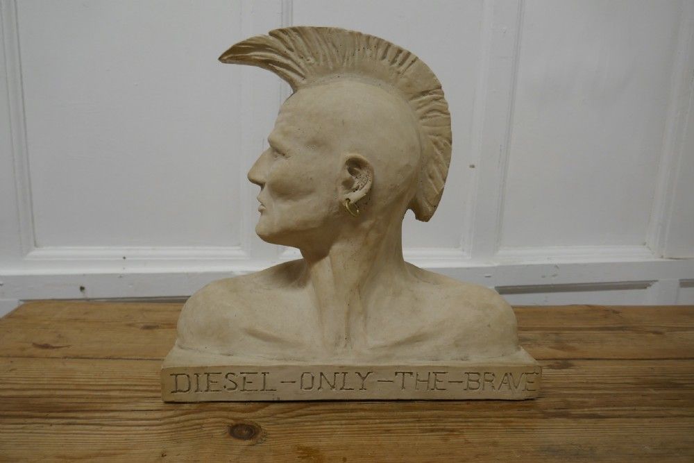 Very Rare Diselpunk Trade Sign From 1978, Adriano Goldschmied Renzo Rosso