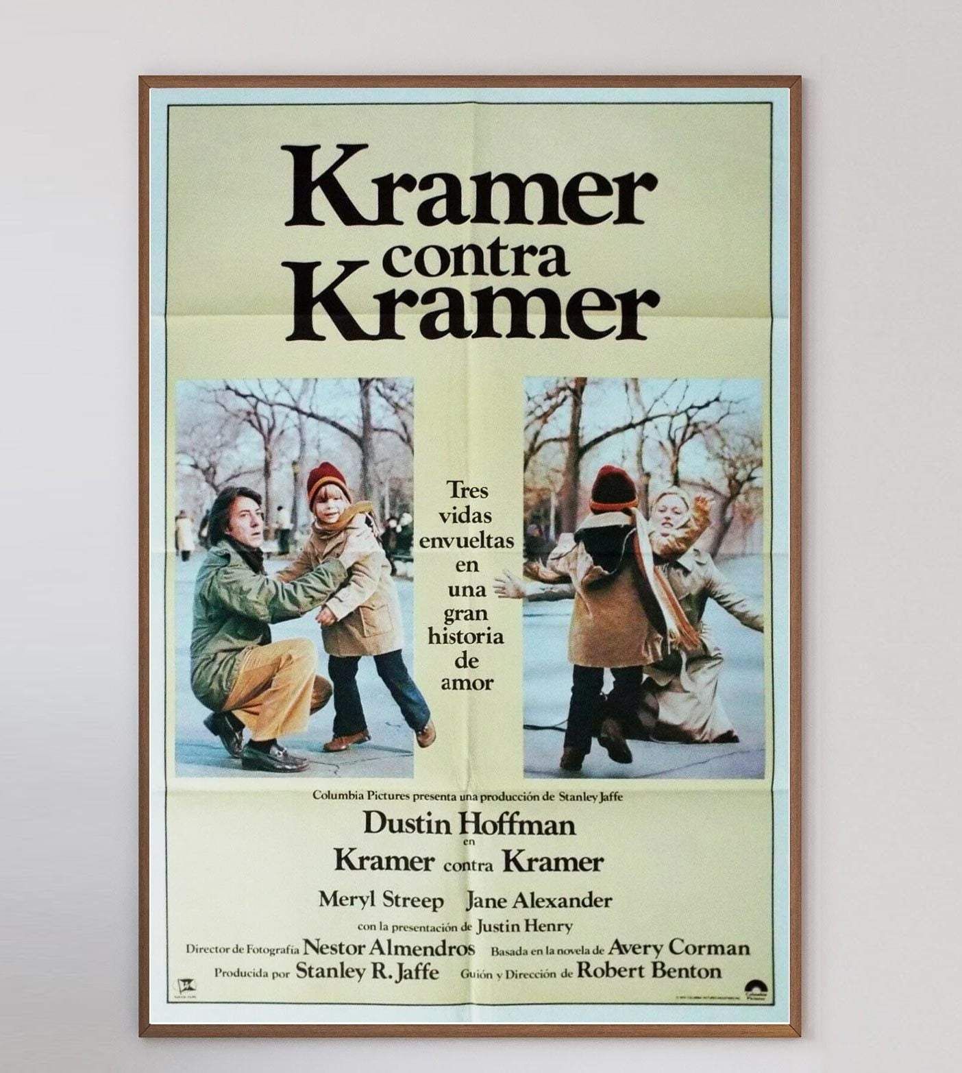 Kramer Vs Kramer (Spanish)   Original Vintage Poster photo furniture