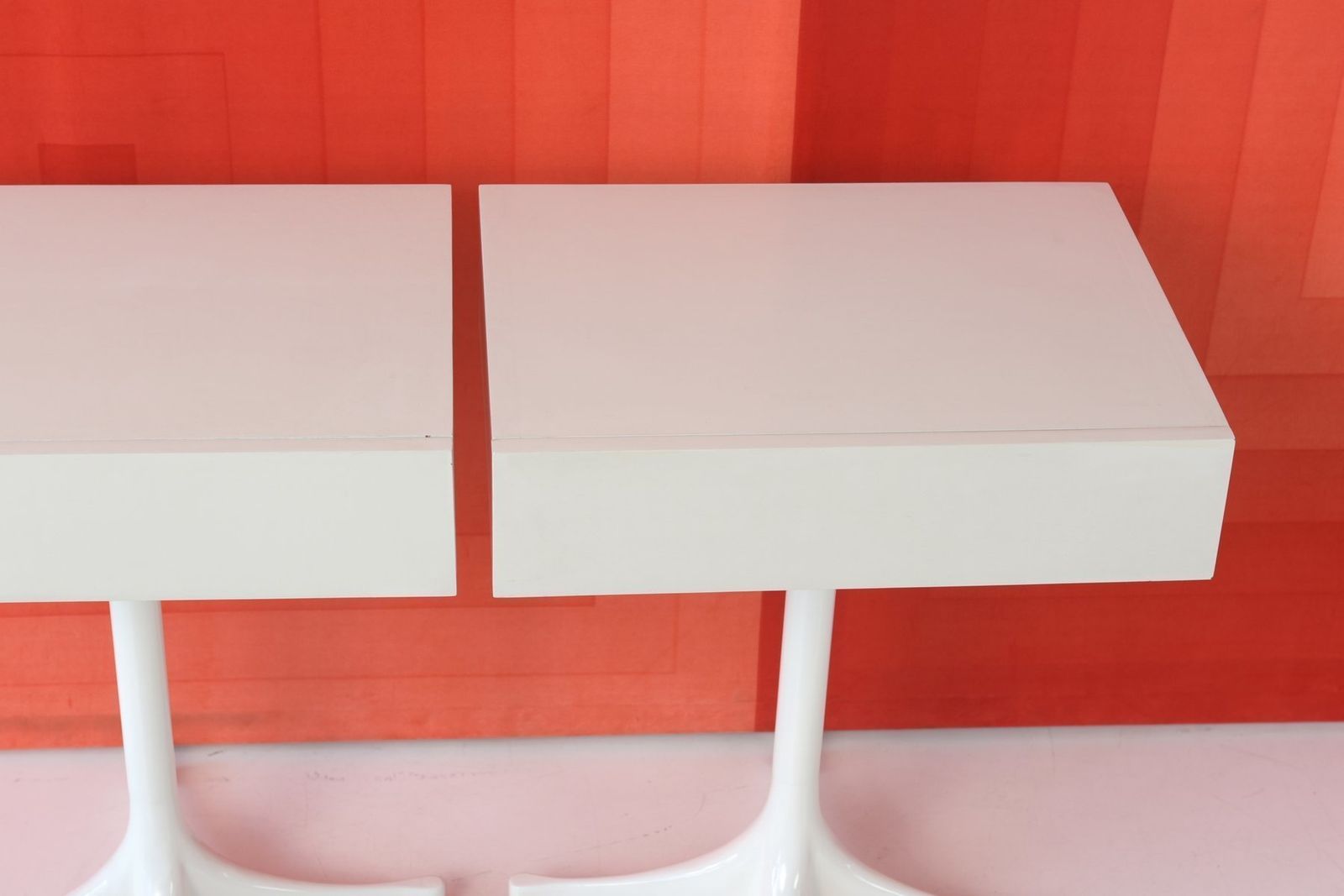 German Pedestal End Tables By George Nelson For Vitra, 1960s, Set Of 2 photo Furniture
